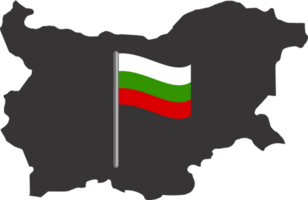 Bulgaria flag pin map location png