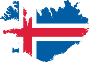 Islandia bandera alfiler mapa ubicación png