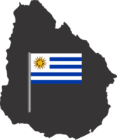 Uruguay vlag pin kaart plaats png