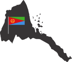 eritreia bandeira PIN mapa localização png