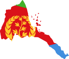 eritrea flagga stift Karta plats png