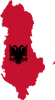 Albanië vlag pin kaart plaats png