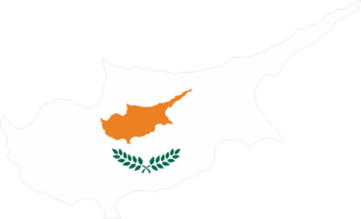 Cyprus flag pin map location png