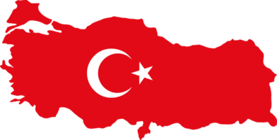Turquía bandera alfiler mapa ubicación png