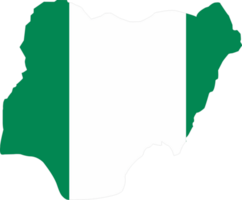 Nigeria bandiera perno carta geografica Posizione png