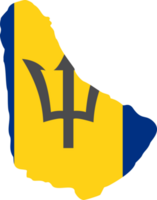 Barbados vlag pin kaart plaats png