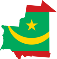 Mauritânia bandeira PIN mapa localização png