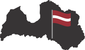 Latvia flag pin map location png