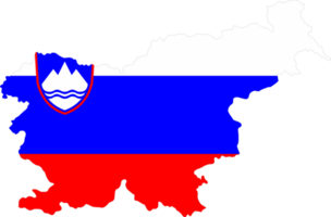 Eslovenia bandera alfiler mapa ubicación png