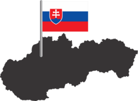 Slovakia flag pin map location png