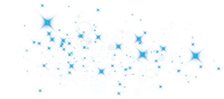 Blue glitter wave abstract illustration. Blue star dust trail sparkling particles isolated. Magic concept. PNG. png