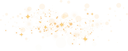 abstrakt gyllene glitter Vinka illustration. gyllene stjärna damm gnistra partiklar isolerat på transparent bakgrund. magi begrepp. png. png
