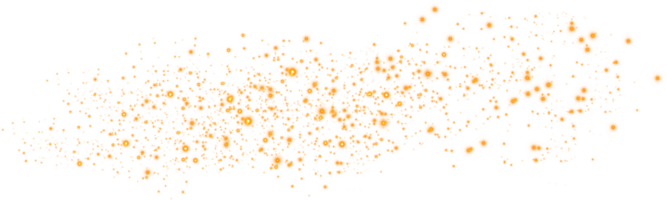 astratto d'oro luccichio onda illustrazione. d'oro stella polvere scintillare particelle isolato su trasparente sfondo. Magia concetto. png. png