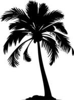 Palm Tree - Minimalist and Flat Logo - Vector illustration