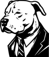 Pitbull - High Quality Vector Logo - Vector illustration ideal for T-shirt graphic