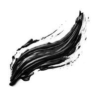 Black oil painting stroke. Illustration photo