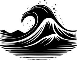 Waves - High Quality Vector Logo - Vector illustration ideal for T-shirt graphic