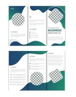 Modern Tri-Fold Brochure Template vector