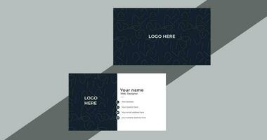 Uncommon and Unique business card design vector