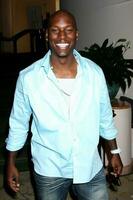 Tyrese Gibson arriving at the Essence Luncheon at the Beverly Hills Hotel in Beverly Hills CA onFebruary 19 20092009 photo