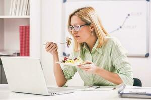 A businesswoman in her office photo