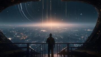See of the space city of long term, the nation of long drag. photo