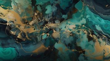 Speculative Brilliant Blue Jade establishment. photo