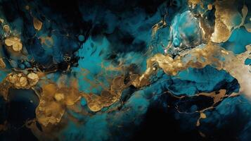 Theoretical Brilliant Blue Jade establishment. photo