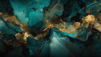 Theoretical Brilliant Blue Jade foundation. photo