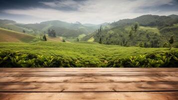Cleanse wooden table a humble bunch of time as of late tea house establishment. Creative resource, photo