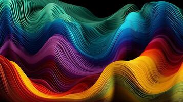 Shinning Multicolored Wave Foundation. Creative resource, photo