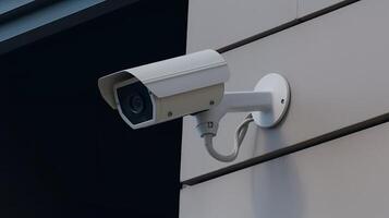 Security camera on advanced building. Able understanding cameras. Creative resource, photo