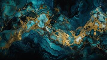 Theoretical Brilliant Blue Jade foundation. photo