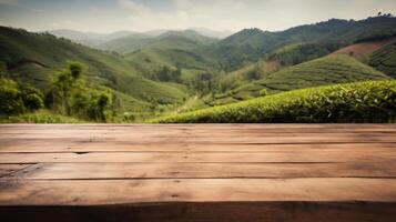 Cleanse wooden table a humble bunch of time as of late tea house establishment. Creative resource, photo