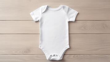 White child brief sleeve bodysuit. Creative resource, photo