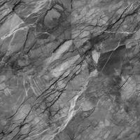 Seamless pattern texture of gray marble tiles. AI Generation photo