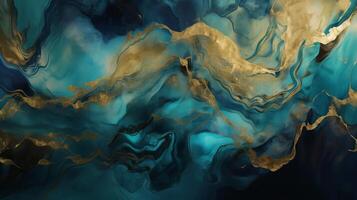 Theoretical Brilliant Blue Jade establishment. photo