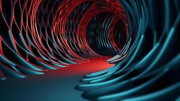 Shinning locks in Hypothetical establishment with smooth lines. Creative resource, photo