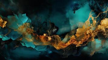 Theoretical Brilliant Blue Jade foundation. photo