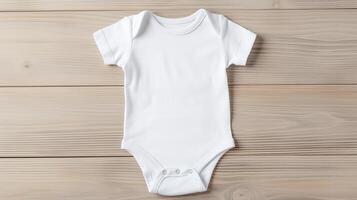 White child brief sleeve bodysuit. Creative resource, photo