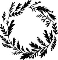 Wreath - High Quality Vector Logo - Vector illustration ideal for T-shirt graphic