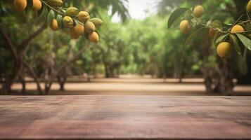 Cleanse wooden table particular of time as of late mango tree foundation. Creative resource, photo