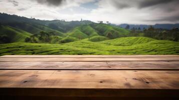 Cleanse wooden table a humble bunch of time as of late tea house establishment. Creative resource, photo