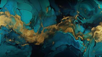 Theoretical Brilliant Blue Jade foundation. photo