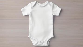 White child brief sleeve bodysuit. Creative resource, photo