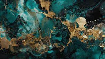 Theoretical Brilliant Blue Jade foundation. photo