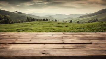 Cleanse wooden table a humble bunch of time as of late tea house establishment. Creative resource, photo