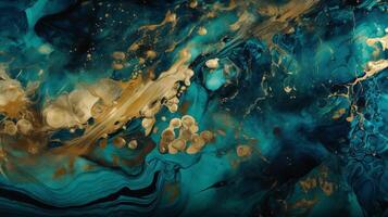 Theoretical Brilliant Blue Jade foundation. photo