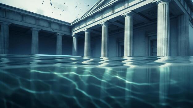 Controlling an account Default and Bank Emergency or as Banks choking in commitment with cash related defenselessness or liquidation concept and around the world show off issue. photo