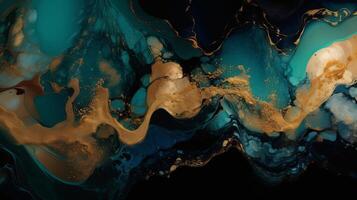 Hypothetical Brilliant Blue Jade foundation. photo